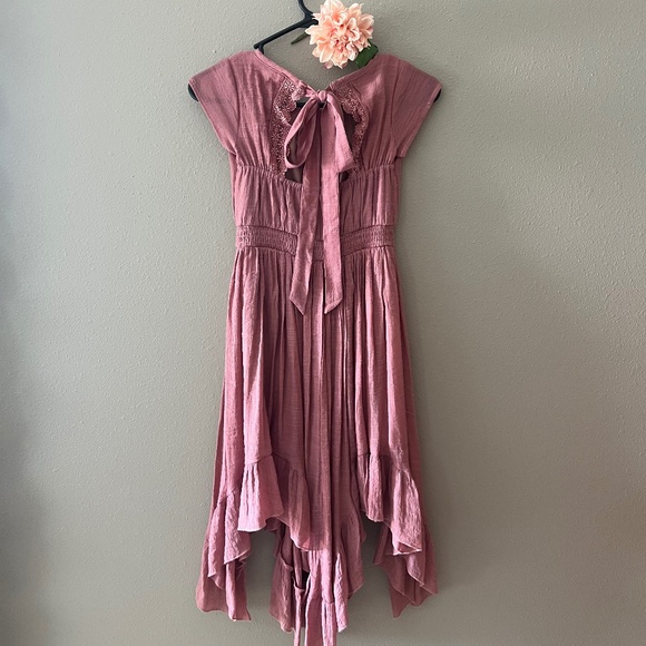 Joyfolie Briley Dress Dusty Rose Sz 6 - Picture 8 of 13